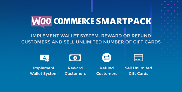 woocommerce Smart Pack Gift Card, Wallet, Refund & Reward