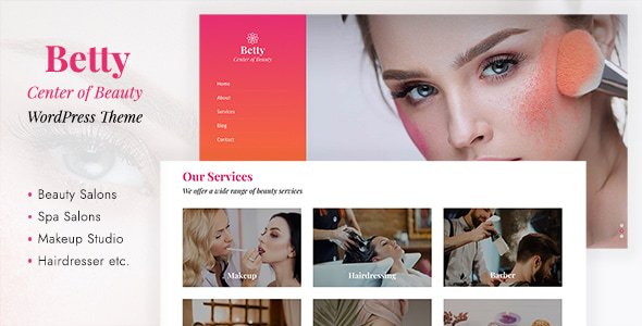 Betty – Beauty Salon WordPress Theme