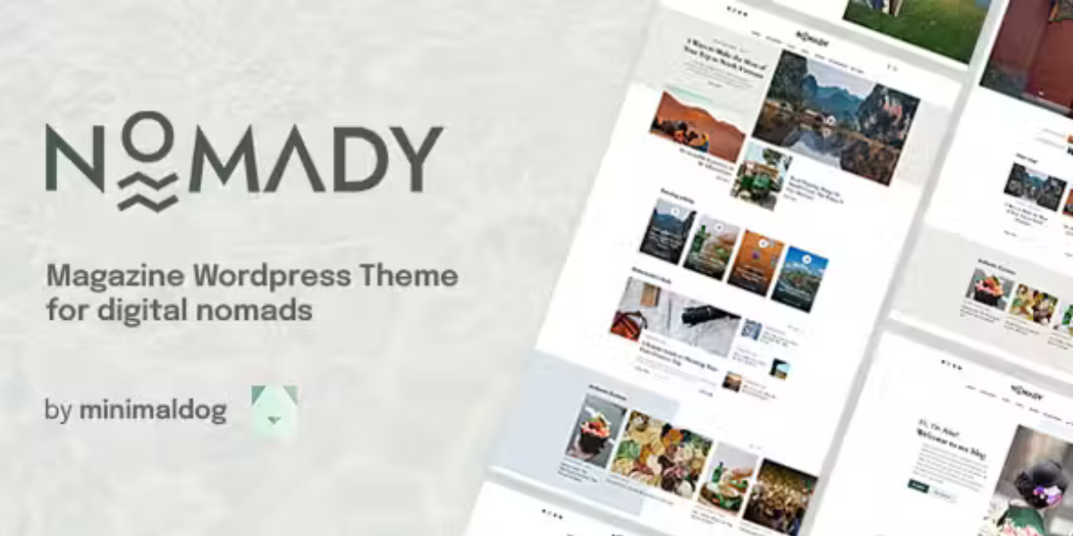 Nomady – Magazine Theme for Digital Nomads WordPress Theme