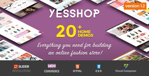 Yesshop – Responsive Multipurpose WordPress WooCommerce Theme