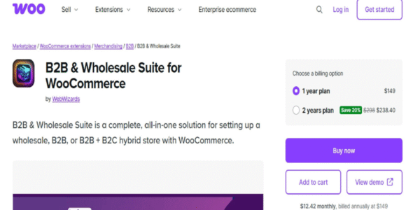 woocommerce B2B and Wholesale Suite